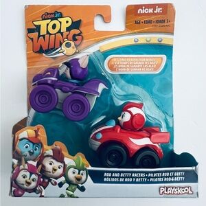 Nick Jr Top Wing Rod & Betty Racers Playskool 2-Toy Cars Figures Hasbro 2019